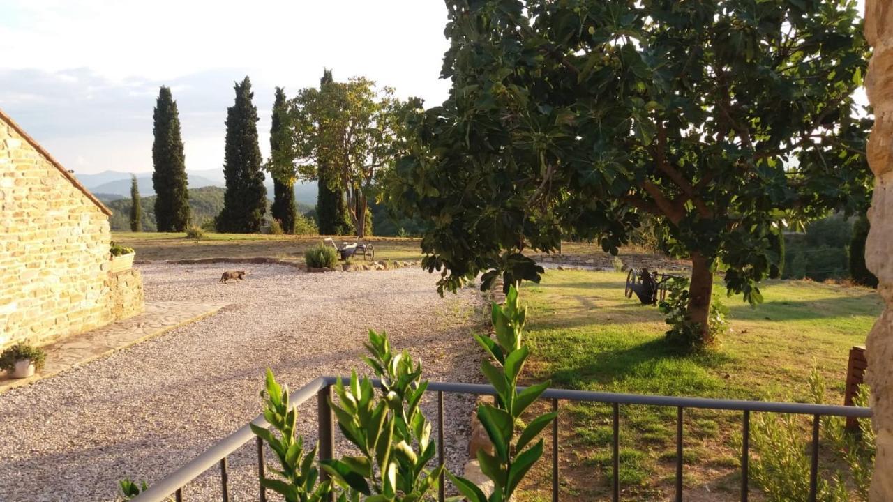 Отель Le Terre Di Caprano Читта-ди-Кастелло Экстерьер фото